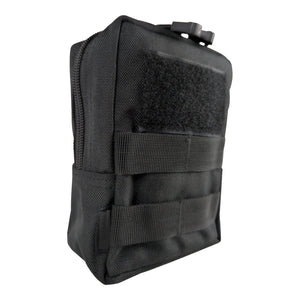 Kemp USA Trauma IFAK Molle Tactical Pouch, Small, Black ( - Pouch Only)