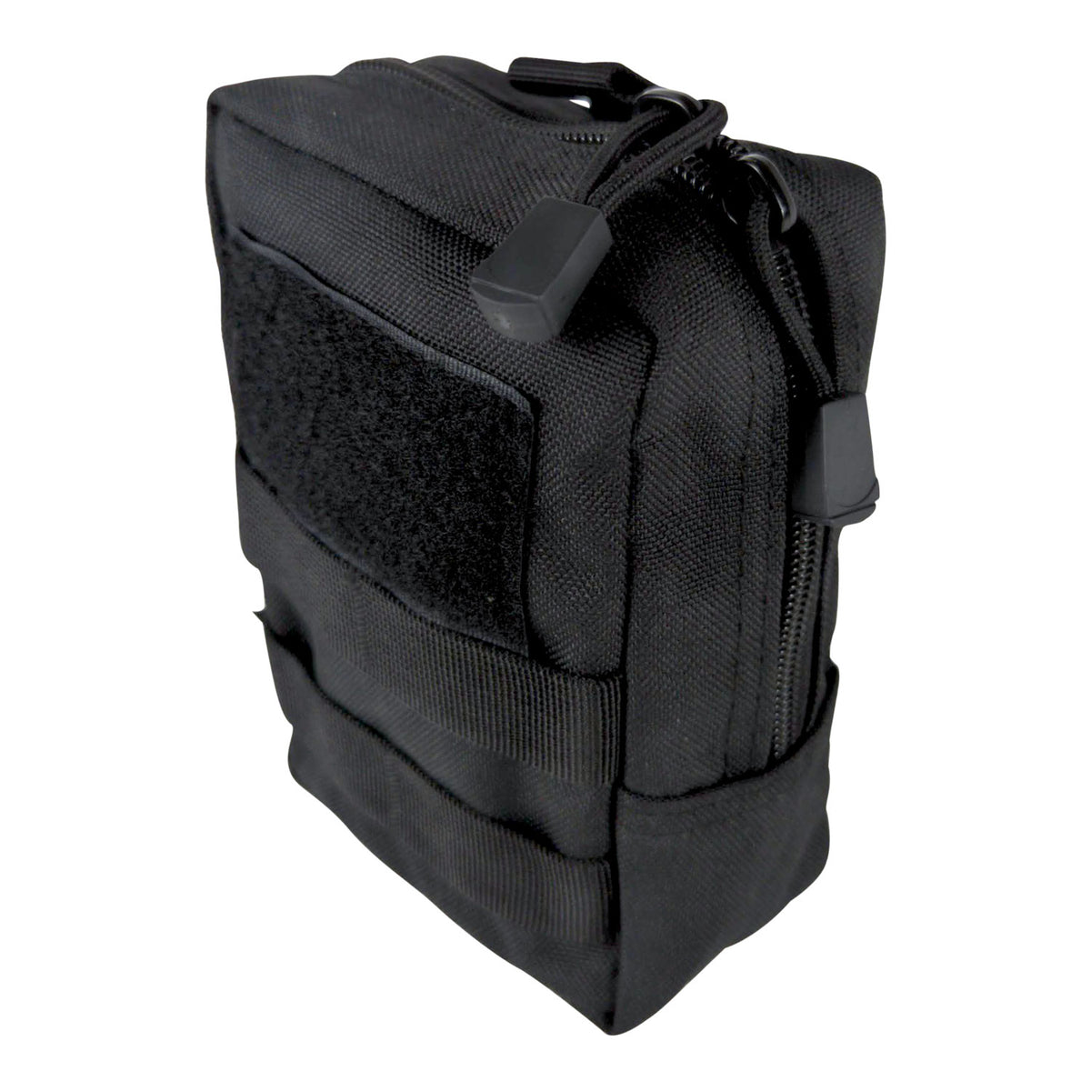 Kemp USA Trauma IFAK Molle - Survival Tactical Pouch, Medium, Black (w/ RIP IT KIT RK4)