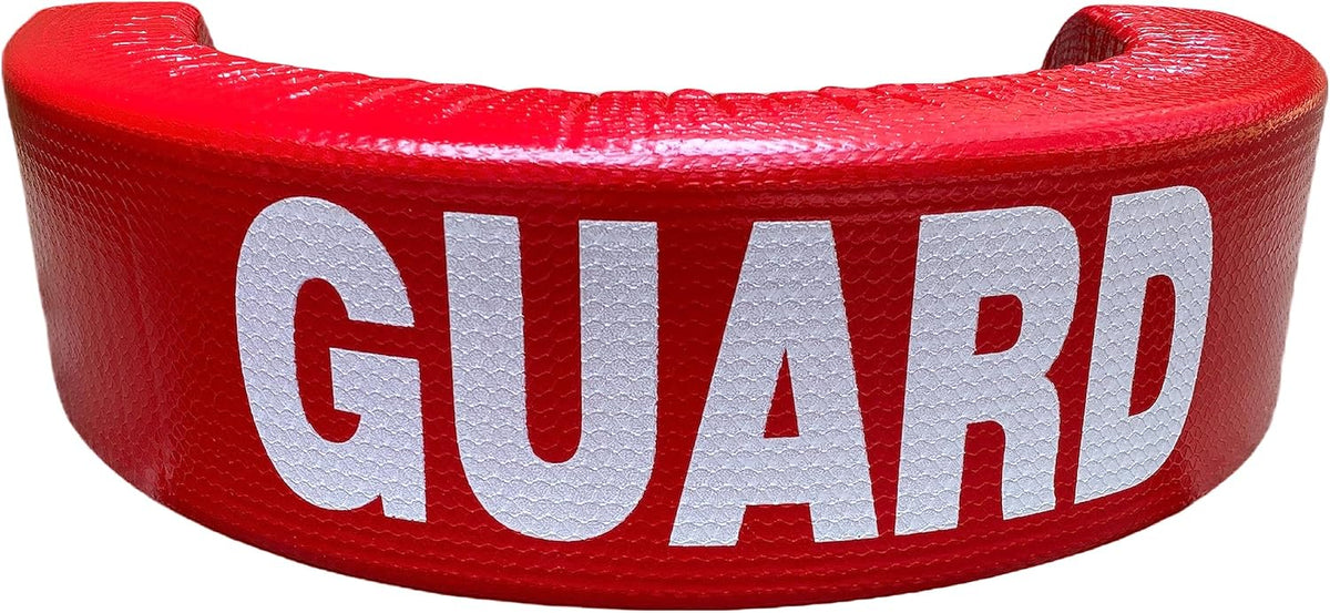 Kemp USA 40" Rescue Tube with Plastic Clips and GUARD Logo - Kemp USA 40" Grip It Rescue Tube® with Mesh Design & GUARD Logo, Red