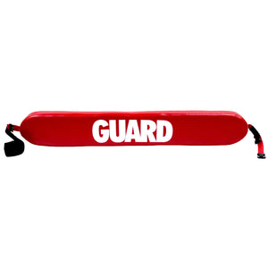 Kemp USA 40" Rescue Tube with Plastic Clips and GUARD Logo - Red