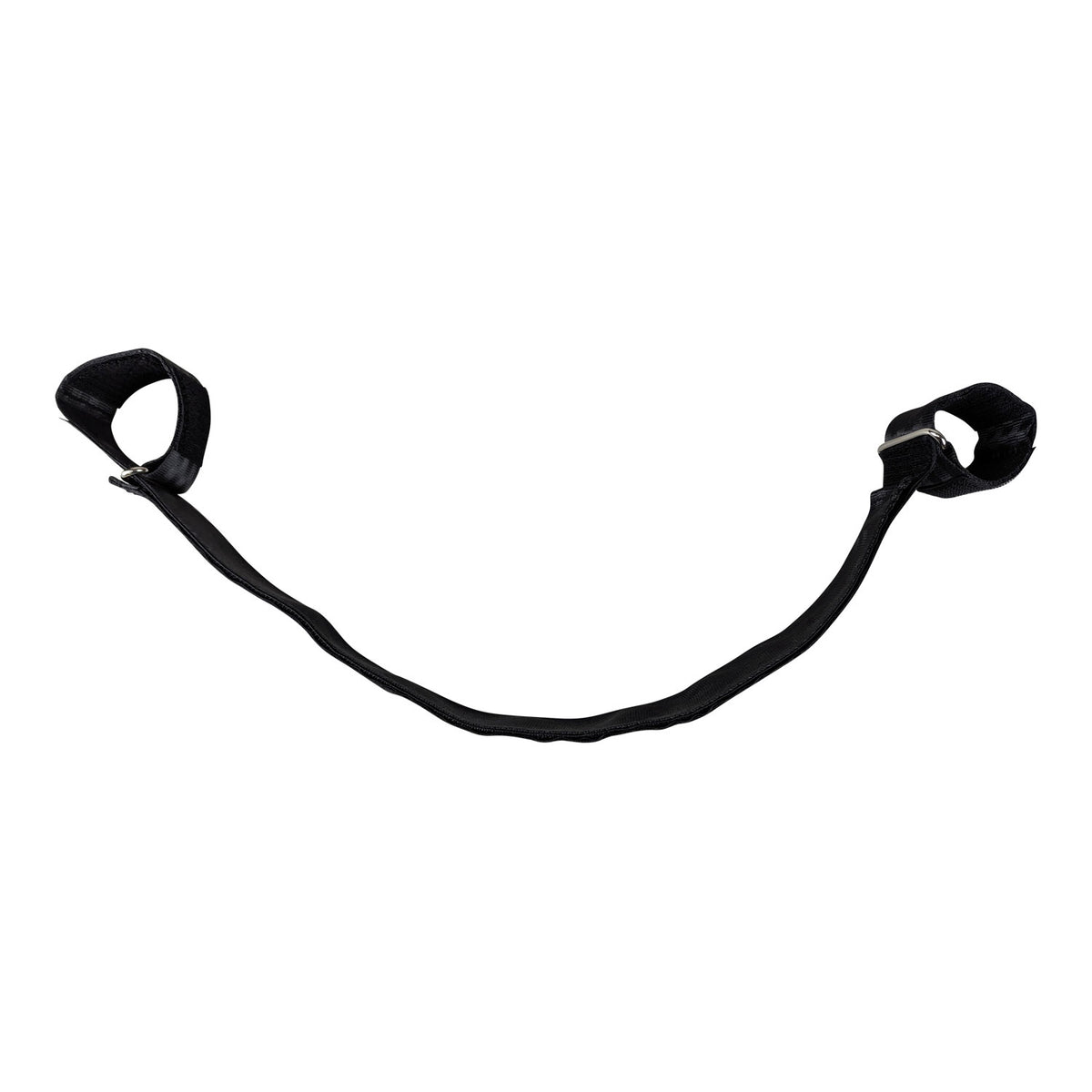 Kemp USA Premium Hook & Loop Spineboard Straps with Metal Ends - Black (Set of 3)