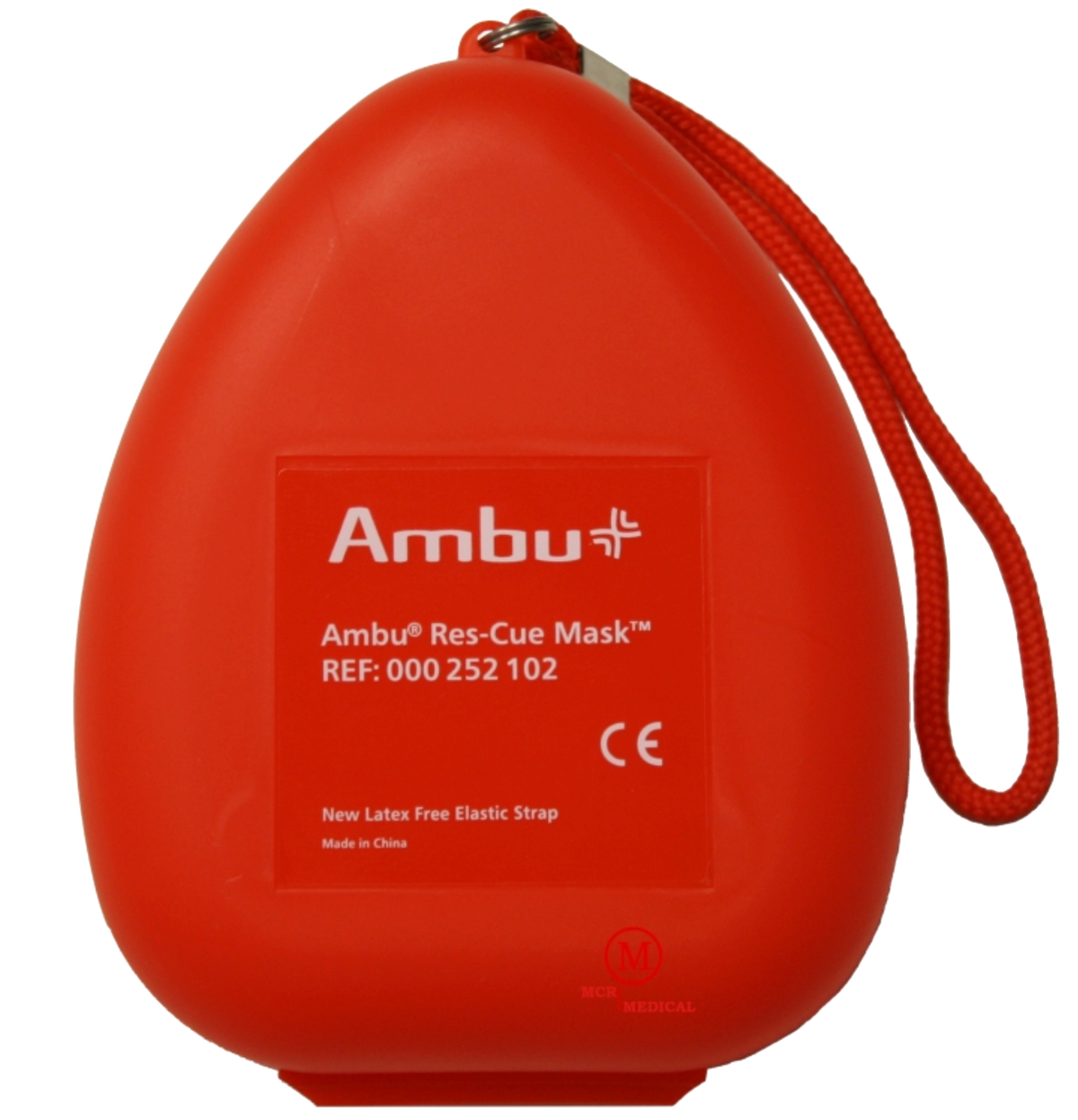 Ambu® CPR Mask with O2 Inlet, Headstrap, Gloves, and Wipes - Default Title