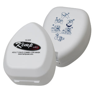Kemp USA CPR Mask Adult/ Child & Infant Combo with Gloves & Wipe in Hard Case - Default Title