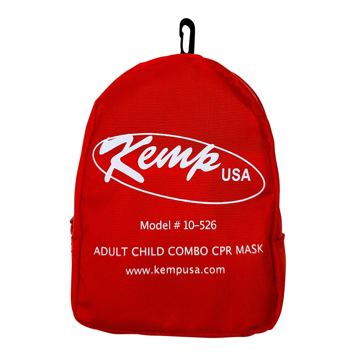 Kemp USA CPR Mask Adult/ Child & Infant Combo with Gloves & Wipe in Soft Case Pouch - Default Title