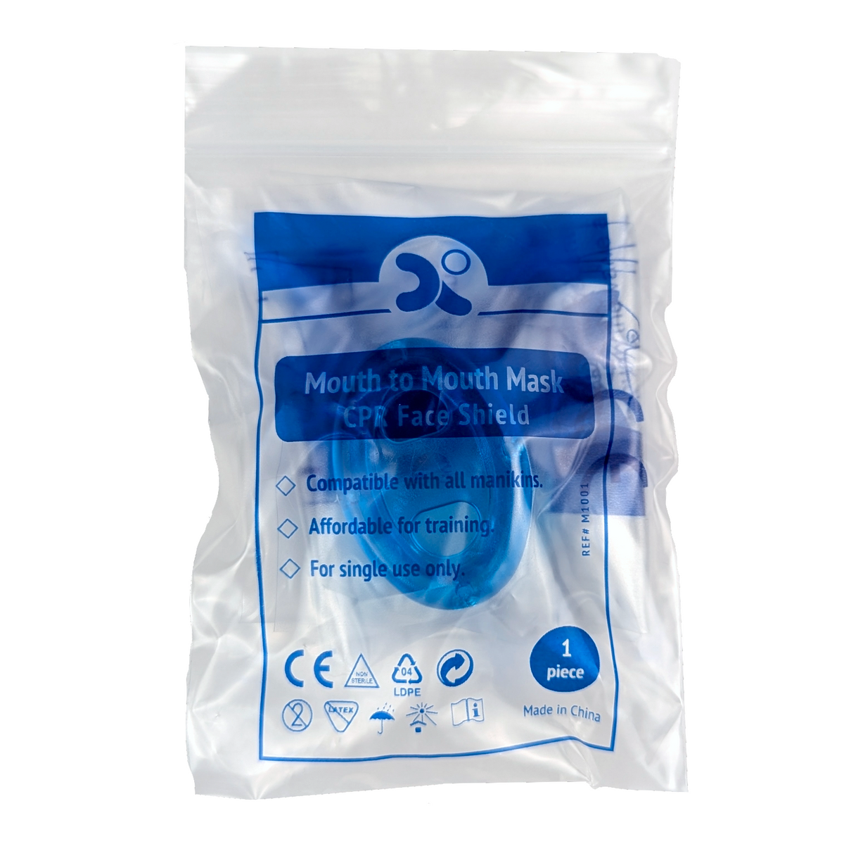 Kemp USA CPR Face / Mouth Disposable Shield - Default Title