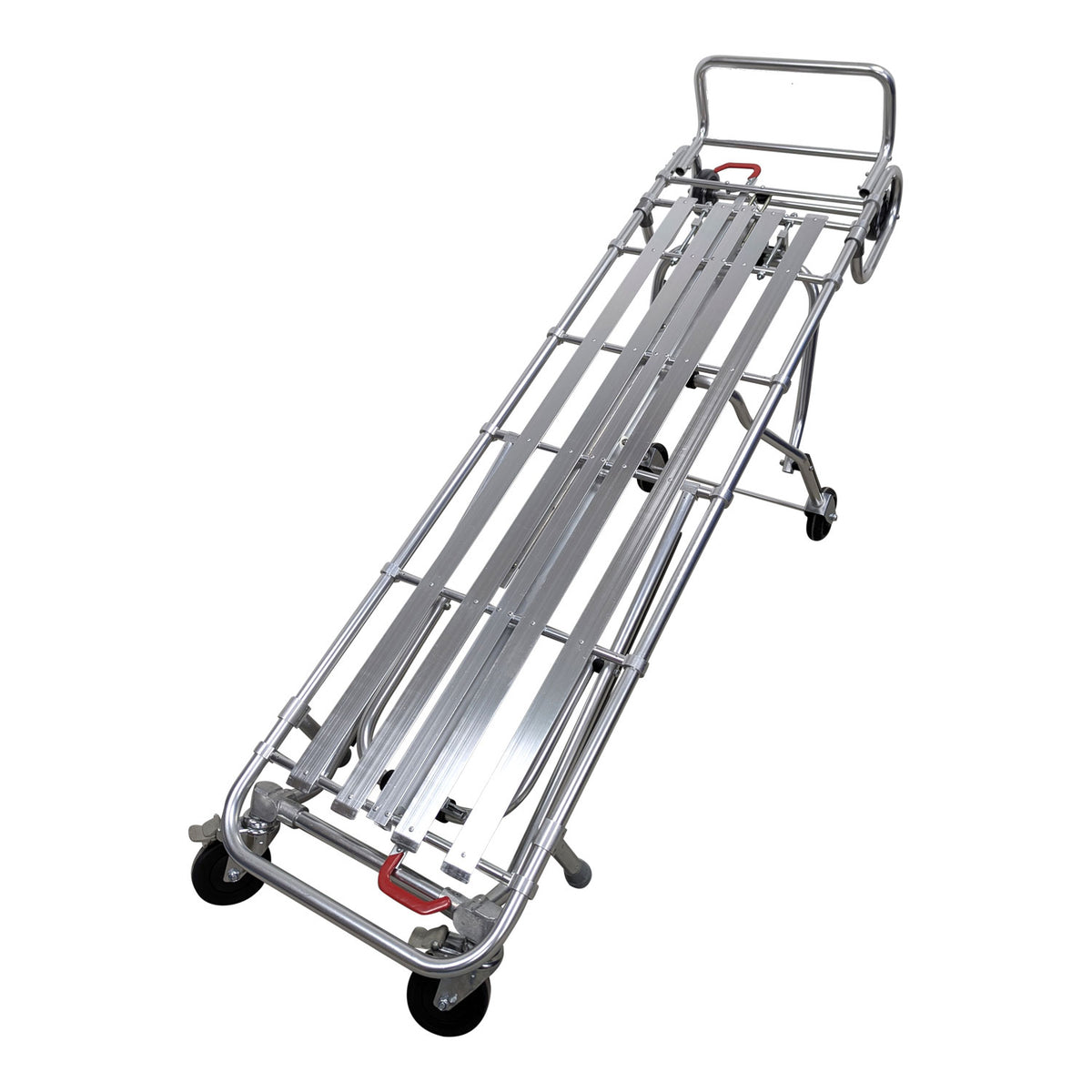 Kemp USA Multi-Level Mortuary Cot Stretcher, Aluminum Alloy - SIL