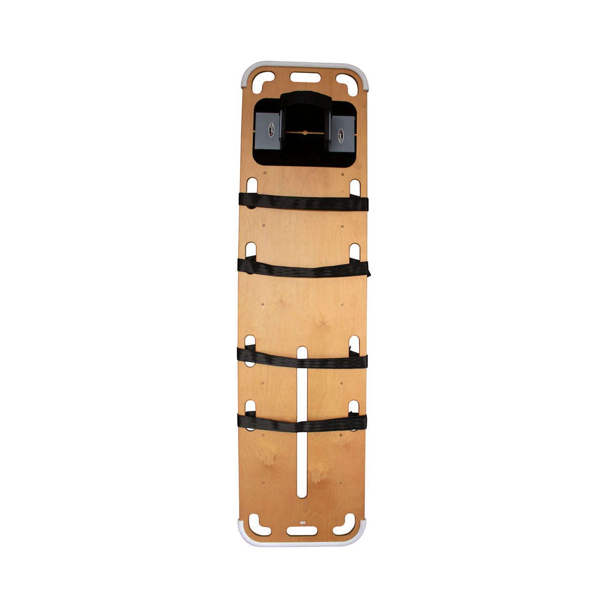 Kemp USA TG Wooden Spineboard - Kit with Head Blocks and Straps