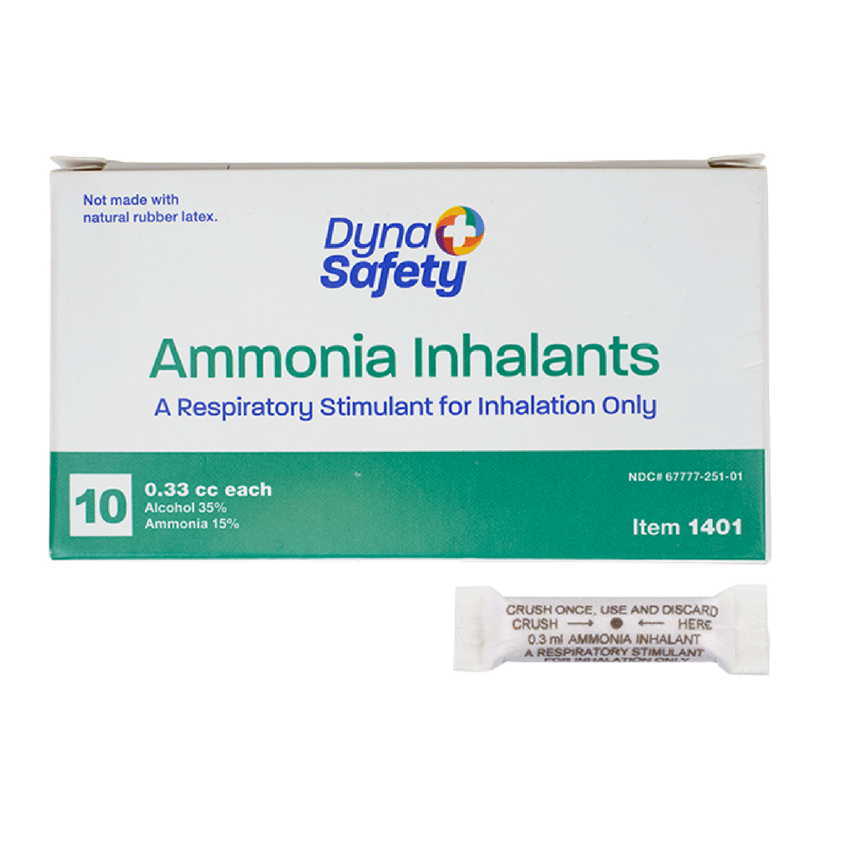 Kemp USA Ammonia Inhalants 0.33cc (10 pcs) - Default Title
