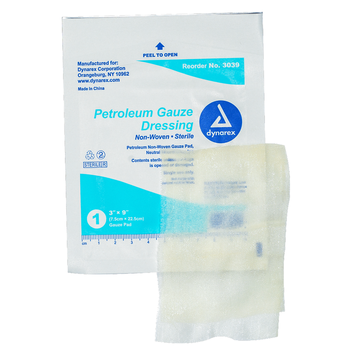 Kemp USA Petroleum Gauze Dressing 3 x 9" ( - 12 pcs)
