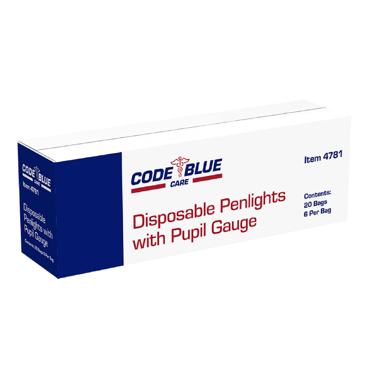Kemp USA LED Medical Penlight, Eye Pupil Guage - Disposable (120 pcs)