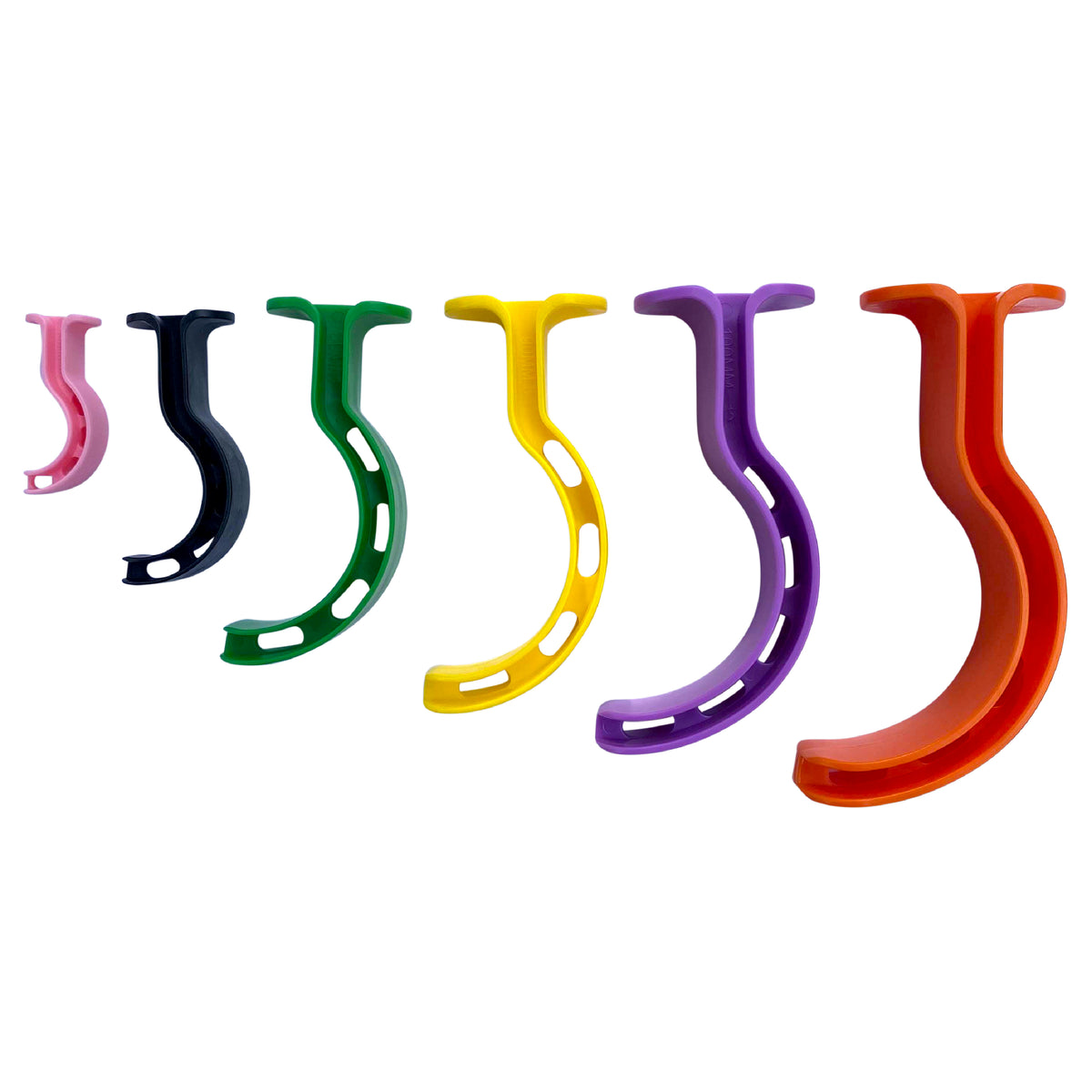 Kemp USA Berman Oral Airway 6 Piece Kit, OPA Kit, Color Coded (1 Set) - Default Title