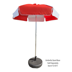 Kemp USA 6' Vinyl Fabric Umbrella