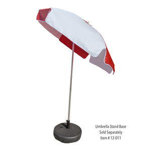 Kemp USA 6' Vinyl Fabric Umbrella