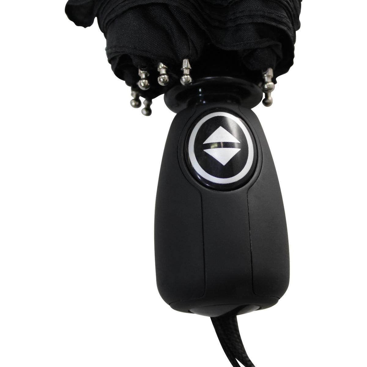 Kemp USA Automatic Travel Umbrella, Auto Open / Close, Compact - Black