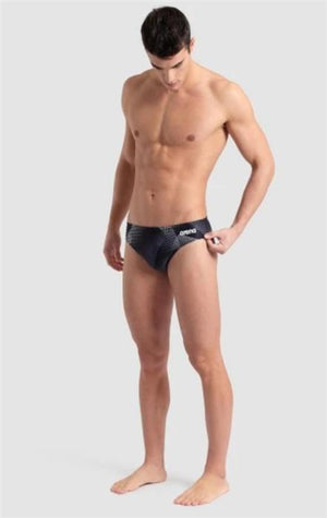 Arena Halftone Print Maxlife Men's Racer/Brief - 24