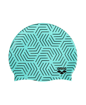 Arena Unisex Print 2 Swim Cap - Water Maze