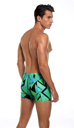 Adoretex Multi-Triangle All Over Print Men's Square Leg Swimsuit- 25 product image 3