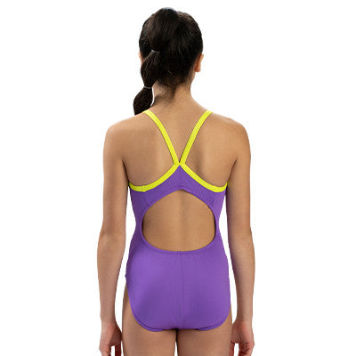 Dolfin Uglies Women's Solid Orchid V-Back One Piece - 26