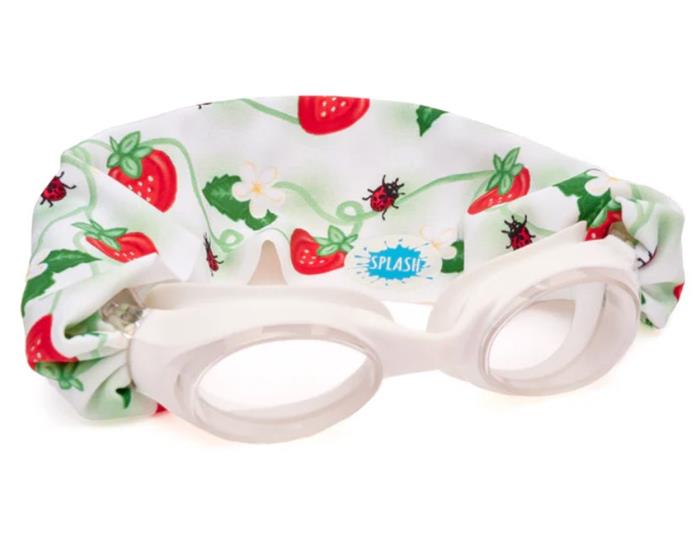 Splash Place Swim Goggles with Tangle-Free Strap Strawberry Print - 25