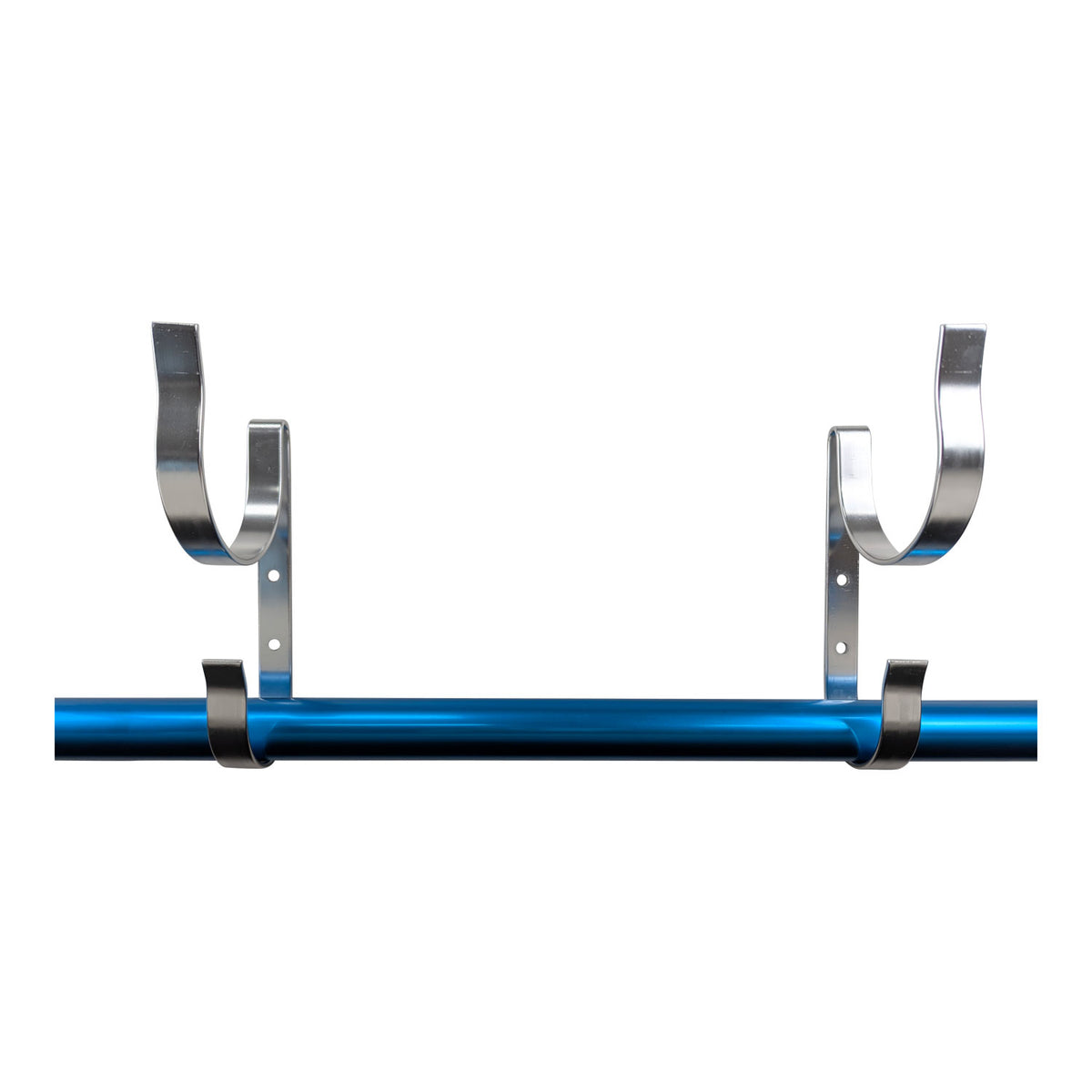 Kemp USA Aluminum Swimming Pool Pole Hanger (Set of 2) - Default Title