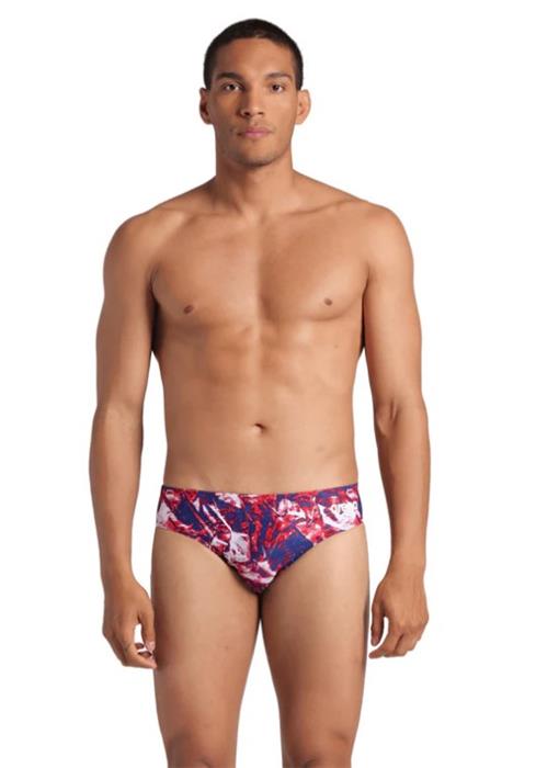 Arena Crackle Print MaxLife Eco Men's Swim Brief - 25