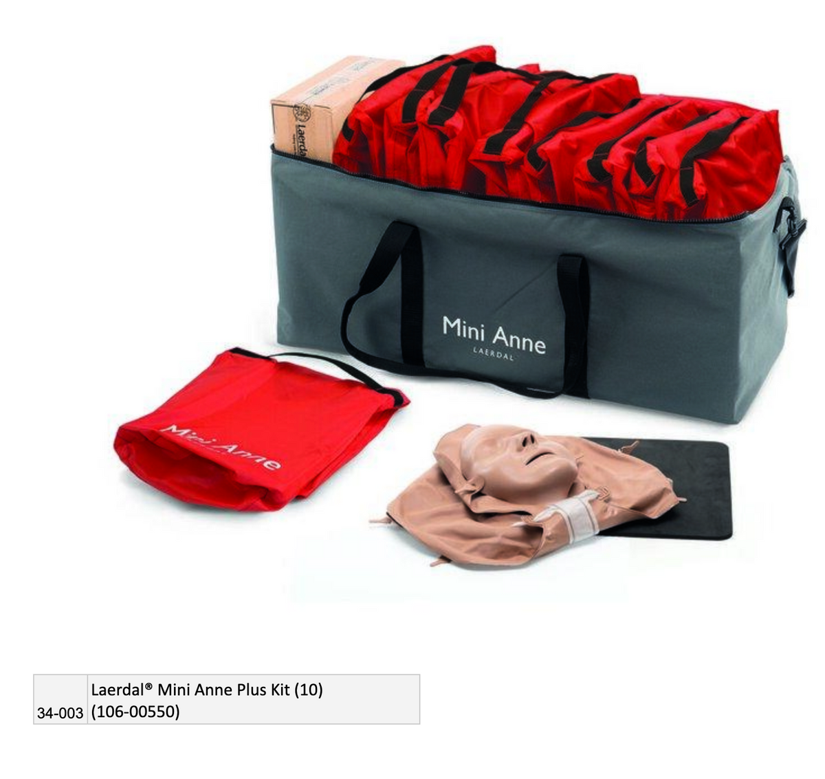Laerdal® Mini Anne Plus Kit (10) (106-00550) - Default Title