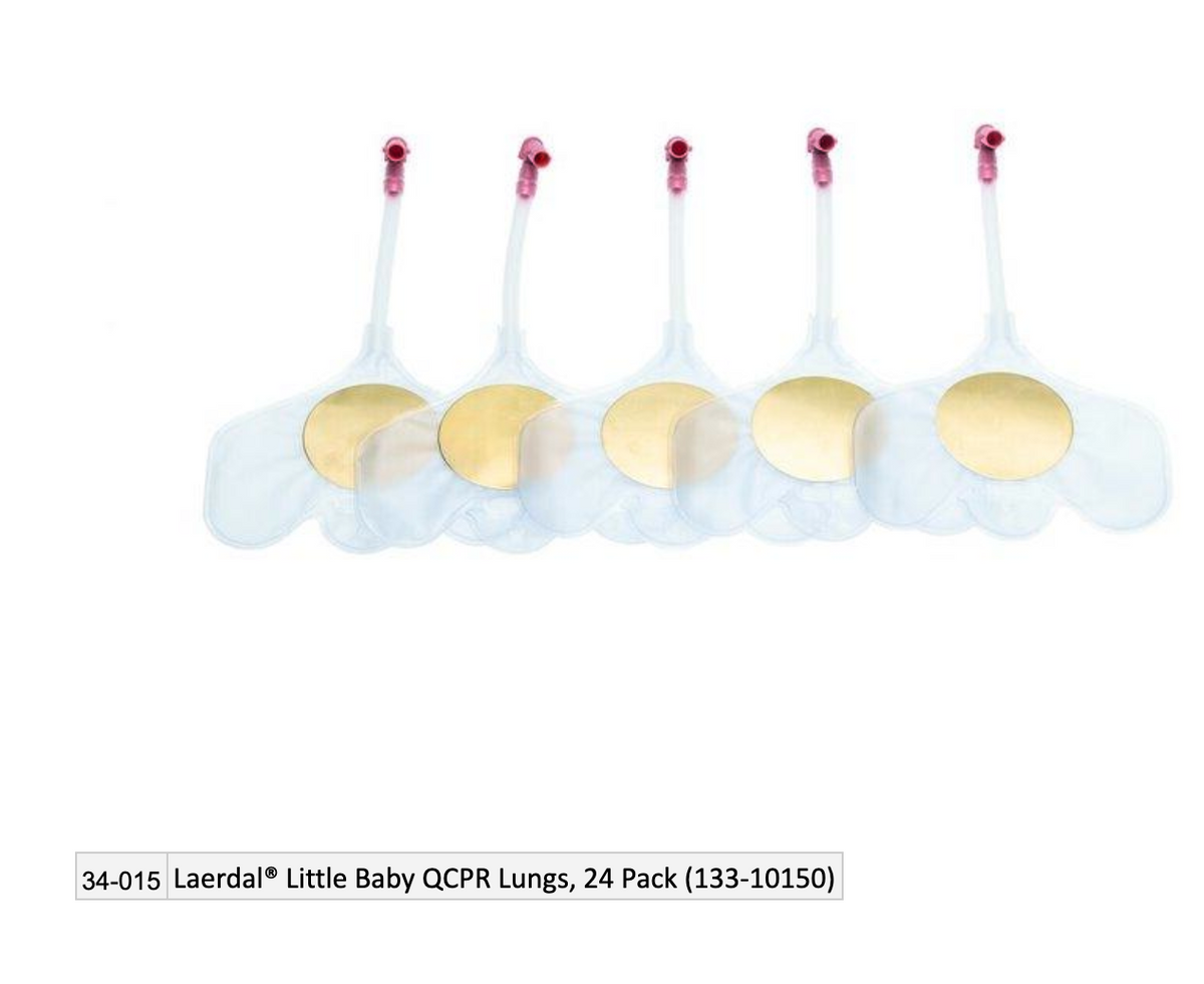 Laerdal® Little Baby QCPR Lungs - 24 Pack (133-10150)