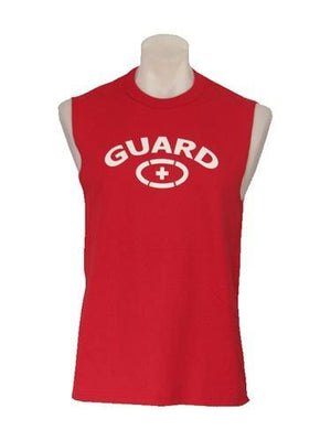Adoretex Men's Lifeguard Sleeveless Tanktop Cotton T-Shirt - 25 product image