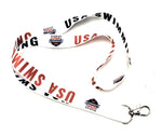 USA Swimming branded lanyard