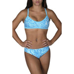 Adoretex Leopard Print Crossback Workout Bikini Set - 25 product image