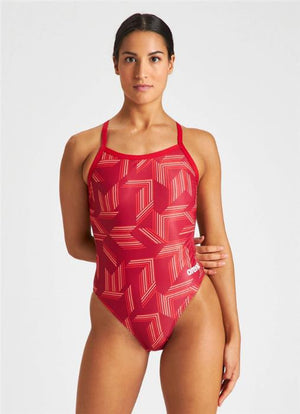 Arena Puzzled Maxlife Challenge Back Women's 1-Piece - 24