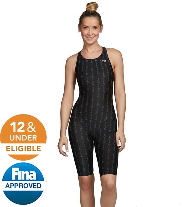 TYR Fusion 2 Aerofit Short John Ladies U12 Compliant Tech Suit - 26 product image 2