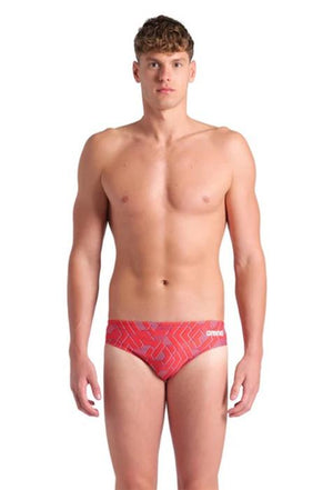 Arena Escape Print MaxLife Men's Swim Brief - 25