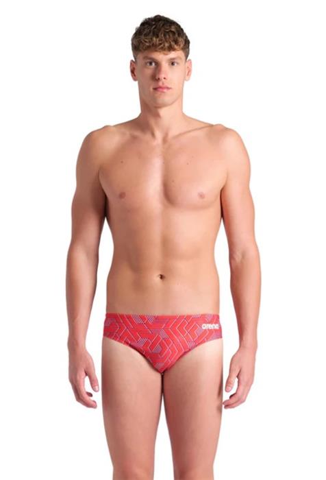 Arena Escape Print MaxLife Men's Swim Brief - 25