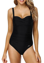 Adoretex Tummy Control Shirred Push Up Bra Swimsuit - 25 product image