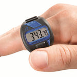 SportCount Finger Combo Lap Counter & Timer-Blue - 25