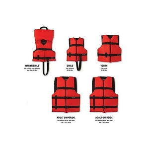 Kemp USA US Coast Guard Type III PFD Life Jackets - 26 product image