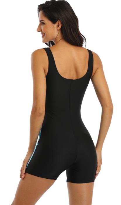 Adoretex Leopard Print Ladies Water Aerobics Unitard Swimsuit - 25 product image 3