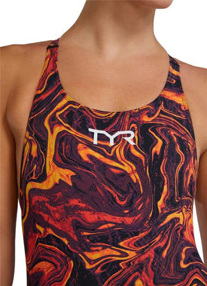 TYR Hyperblitz Thresher Women's Open Back U12 Compliant Tech Suit - 26 product image 2