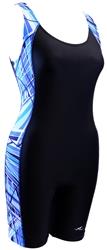 Adoretex Side Print Ladies Water Aerobics Unitard Boyleg Swimsuit - 25 product image 5