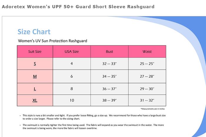 Adoretex Guard Female Rashguard UPF 50+ Short-Sleeve Shirt - 26 product image 3