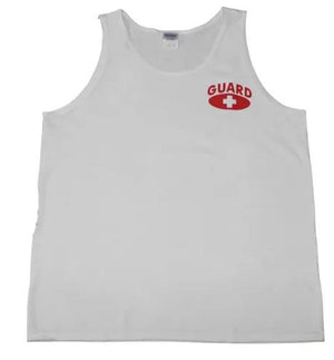 Kemp Guard White 100% Cotton Lifeguard Tank Top - 26 product image 2