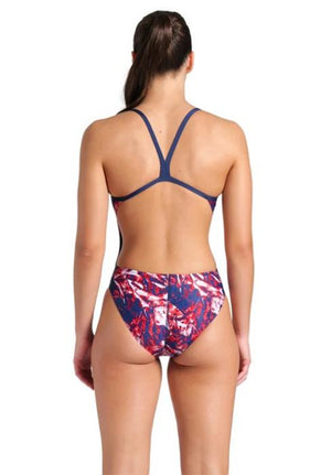 Arena Crackle Print MaxLife Eco Women's Challenge Back 1-Piece - 25