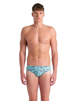 Arena Escape Print MaxLife Men's Swim Brief - 25