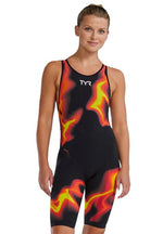 TYR Venzo Infrared Women's Open Back Kneeskin Tech Suit - 26 product image