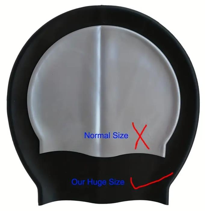Splashwear Silicone Extra Long Hair Swim Cap - 23