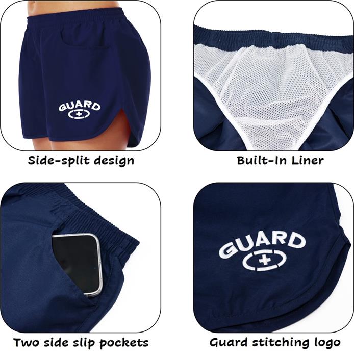 Adoretex Guard Female Polyester 3" Athletic Board Short w/ Liner - 26 product image 6