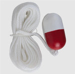 Kemp 60' White Economy Throw Rope w/ Red/White Buoy - 26 product image