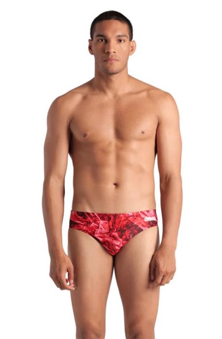 Arena Crackle Print MaxLife Eco Men's Swim Brief - 25
