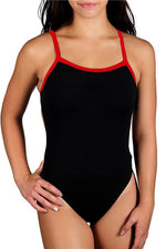 Adoretex Polyester Ladies Polyester Thin Strap 1-Piece Swimsuit - 26